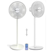 Yarratwo Smart Pedestal Fan Super Quiet 2-in-1 Standing & Table Fan with App & Voice Control, Intelligent Sensor Cooling Wind, Adjustable Height