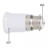 B22 to E27 Bulb  Lamp Holder Base Socket  Screw Bayonet  Converter Adapter