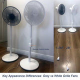 Yarratwo Smart Pedestal Fan Super Quiet 2-in-1 Standing & Table Fan with App & Voice Control, Intelligent Sensor Cooling Wind, Adjustable Height