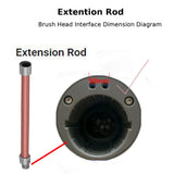 Compatible Electric Floor Brush for Dreame V10 V11 V12 V16 T20 Cordless Vacuum Cleaner, Soft Roller Head, Replacement Attachment for Hard Floor & Carpet