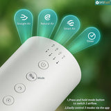 Yarratwo Smart Pedestal Fan – Super Quiet with App & Voice Control(Grey)