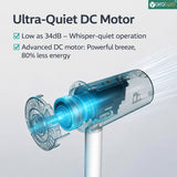 Yarratwo Smart Pedestal Fan – Super Quiet with App & Voice Control(Grey)