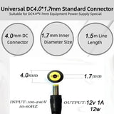 AC240V to DC 12V 1A Power Supply White Adapter Charger Converter AU Plug 4.0mm * 1.7mm for xiaomi Desk lamp,mi lamp pro