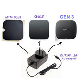 AC 240V To DC 5V 2A Power Supply Au Adapter For Xiaomi Mi TV Box S 2nd ,3rd Gen Charger