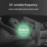 Yarratwo Smart Standing Fan Super-Quiet, Intelligent Sensor Cooling Wind Design With App&Voice Control,Table & Pedestal Fan, Adjustable Tilt & Oscillation (white)