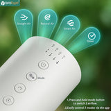 Yarratwo Smart Pedestal Fan Super Quiet 2-in-1 Standing & Table Fan with App & Voice Control, Intelligent Sensor Cooling Wind, Adjustable Height