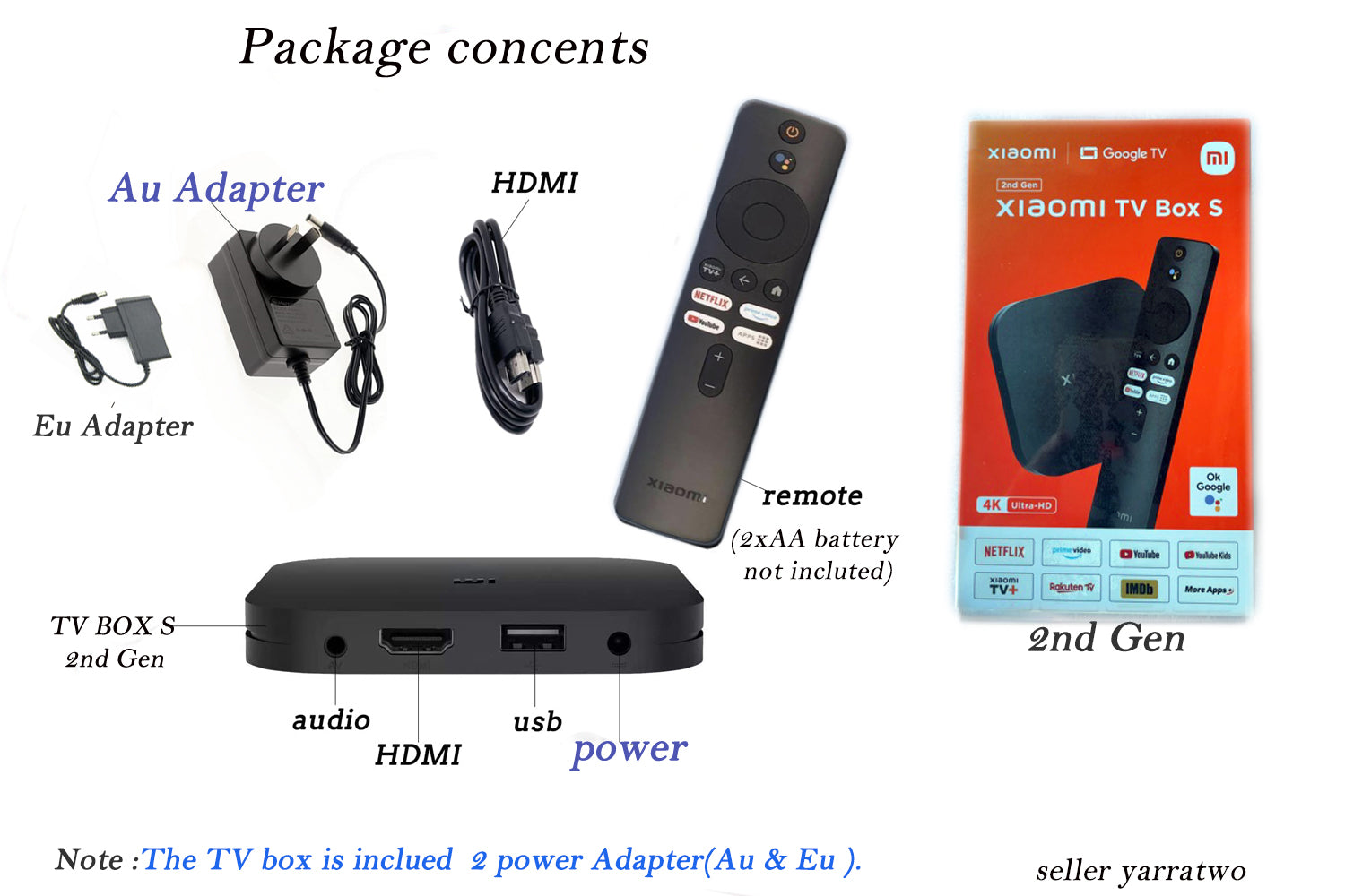 emodo tv Box S (2nd Gen) 4K HD Streaming Media Player Google TV Box Au –  Yarratwo