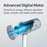 Yarratwo Smart Pedestal Fan Super Quiet 2-in-1 Standing & Table Fan with App & Voice Control, Intelligent Sensor Cooling Wind, Adjustable Height