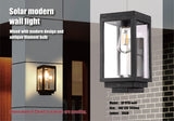 yarratwo 4-in-1 led Solar Moden Post Light Outdoor with Tabletop,Wall-Mounted for Garden, Lawn, Pathway, Driveway Front/Back Door Area Pole Lighting Yard